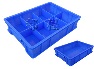 X266塑料周轉箱（可帶隔板）